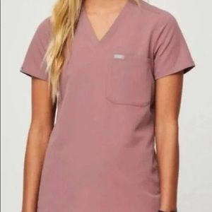 Figs mineral mauve top